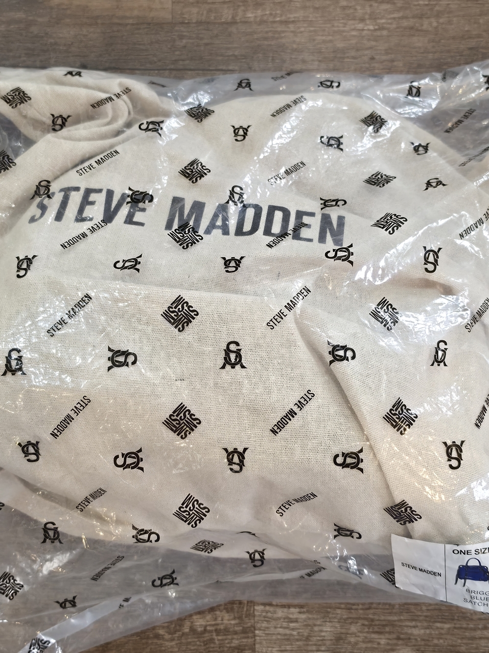 Steve Madden Blue Leather Satchel Bag - Picture 2 of 12